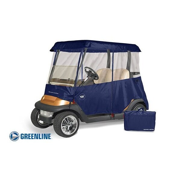 Eevelle Greenline 2 Passenger Drivable Golf Cart Enclosure - Navy GLEN02 - main